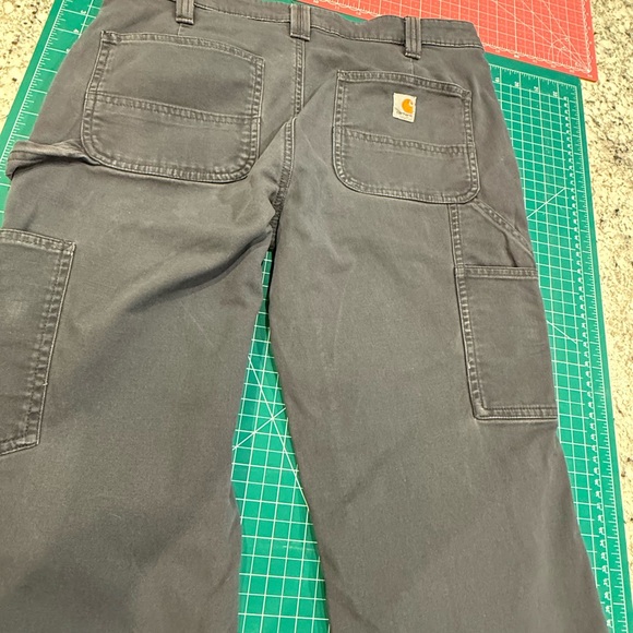 Carhartt Original Fit Gray Utility Work Pants Carpenter Size 6 Short - Picture 13 of 13